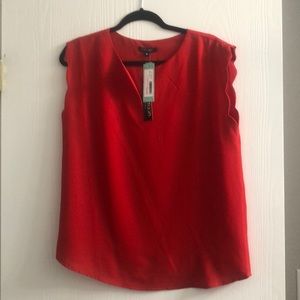 Papermoon Mariko scalloped sleeve blouse